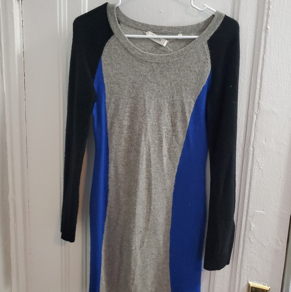 Cashmere color block dress from firth